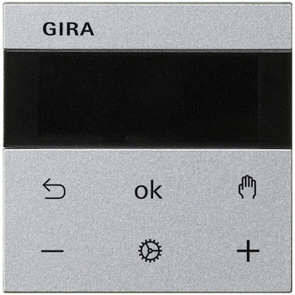 Gira System 3000 Raumtemperaturregler BT (alu) 