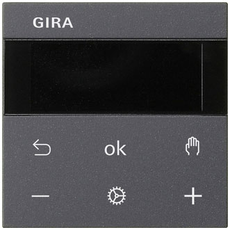 Gira System 3000 Raumtemperaturregler BT (anthrazit) 