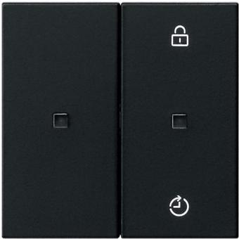 Gira System 3000 eNet Funk Bedienaufsatz Memory (schwarz, matt) 