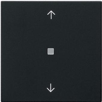 Gira System 3000 eNet Funk Bedienaufsatz Pfeilsymbole (schwarz, matt) 