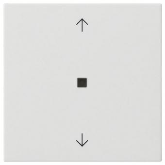 Gira System 3000 eNet Funk Bedienaufsatz Pfeilsymbole (reinweiß, glänzend) 