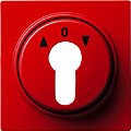 Abdeckung für Schlüsselschalter (rot) 