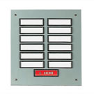 Grothe ETA 867 EV1 – Etagenplatte Aluminium silber elox. 13 Flächentaster zweireih. 