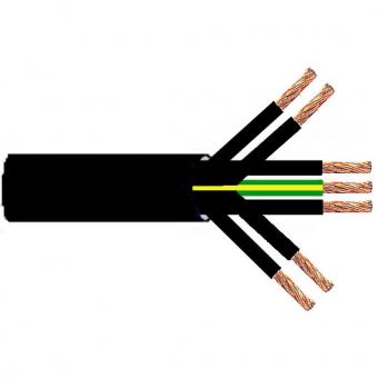 H07RN-F  7G1,5 - Gummischlauchleitung, schwarz, Ring 50m 