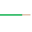 H05V-U 0,75 - PVC-Aderleitung, eindrähtig, Ring 100m - grün 