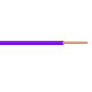 H05V-U 1,0 - PVC-Aderleitung, eindrähtig, Ring 100m - violett 