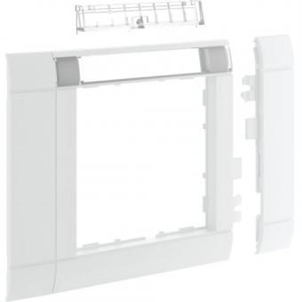 tehalit Rahmenblende modular 55 x 55 mm mit Beschriftungsfeld, verkehrsweiß 