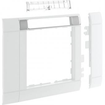 tehalit   Rahmenblende modular 50 x 50 mm mit Beschriftungsfeld, verkehrsweiß 