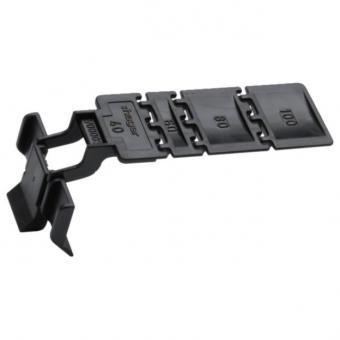 Hager tehalit.BA7CLIP, Klammer aus Polystyrol zu Verdrahtungskanal BA7/HA7 ab Breite 40 mm 