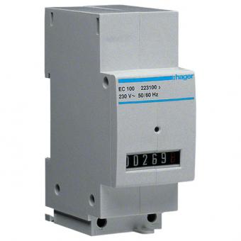 Hager EC100 - Betriebsstundenzähler, 230V 