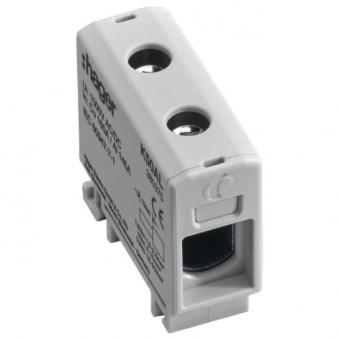 Hager K50AL, Anschlussklemme für Aluminium und Kupferleitungen, 2,5mm²-50mm², grau 