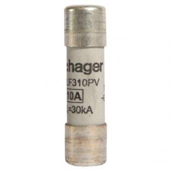 Hager LF310PV, Sicherungseinsatz für Photovoltaikanwendungen 10x38mm, 1000V DC 10A 