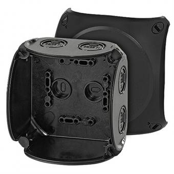 Hensel Kabelabzweigkasten KF 0400 B, 104 x 104 x 70 mm, IP 66/67, wetterfest, ohne Klemmen 