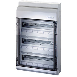 Hensel KV 9354, KV-Automatengehäuse IP65, 3-reihig, 54 PLE 
