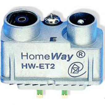 Homeway Kommunikationseinsatz HW-ET2 SA/BK/FM Anschlussdämpf.4dB 