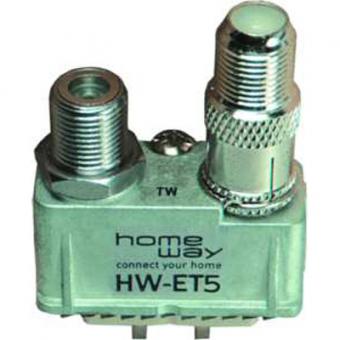 Homeway Kommunikationseinsatz HW-ET5 DVB-S TWIN-Modul Anschlussdämpfung 1dB 
