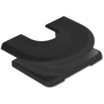 Jung Kabel- und Kanal-Einführung f. Aufputz-Kappen (schwarz) 