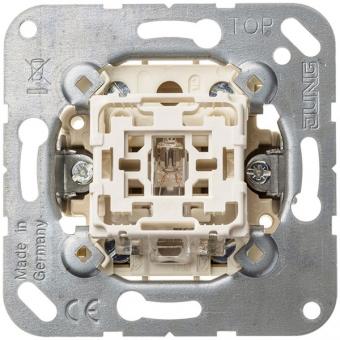 Jung Wipp-Kontrollschalter 20 AX - Aus 2-polig mit Glimmlampe 
