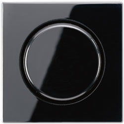 Jung Abdeckung für Drehdimmer (schwarz) 