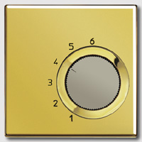 Raumtemperaturregler "Wechsler" 230 V ~ (Gold 24 Karat) 