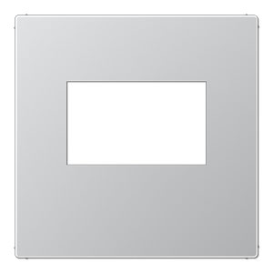 Jung Abdeckung, gerastet, für USB-Ladegerät (aluminium) 