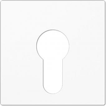 Jung Abdeckung für Schlüsselschalter (alpinweiß) 