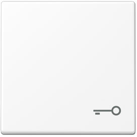 Jung Wippe mit Symbol "Tür" (schneeweiß matt) 