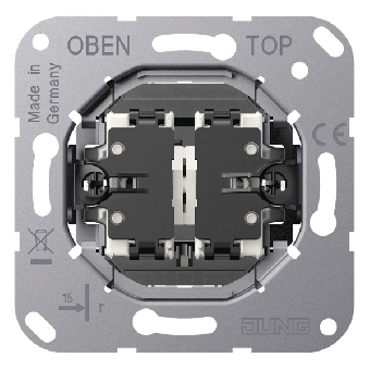 Jung Kipptaster Multi-Switch 2-fach, mit 2x2 Schließern und Nullstellung 