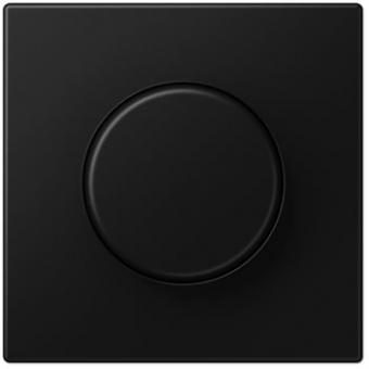 Jung Abdeckung für Drehdimmer (graphitschwarz matt) 