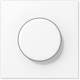 Jung Abdeckung für Drehdimmer (schneeweiß matt) 
