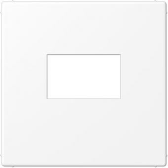 Jung Abdeckung, gerastet, für USB-Ladegerät (schneeweiß matt) 