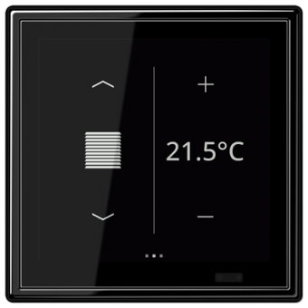 Jung KNX Raumcontroller LS TOUCH, Secure (schwarz) 