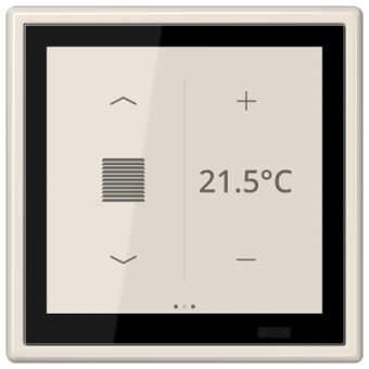 Jung KNX Raumcontroller LS TOUCH, Secure (weiß) 