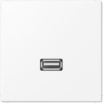 Jung Multimedia-Einsatz USB (schneeweiß matt) 