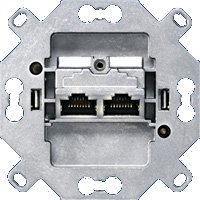 Jung UAE-Datendose Cat. 6a, 2x8-polig 