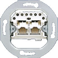 Jung IAE/UAE-Anschlussdose 2x8-polig, Cat 3 