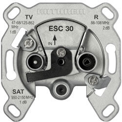 Kathrein ESC30 - Einzelanschlussdose 3-fach  - 1 dB 