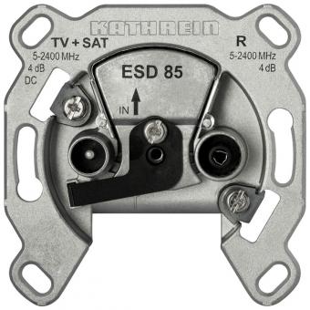 Kathrein ESD85 - Einzelanschlussdose 2 Loch - 1 dB 