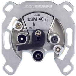 Kathrein ESM 40/G - Modem-Einzelanschlussdose 3fach - 3,5-4,5 dB 