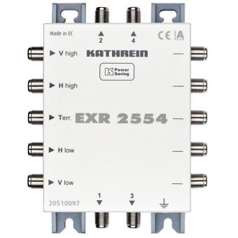 Kathrein EXR 2554 - Kaskadierfähiger Multischalter Durchgang 5 auf 4 
