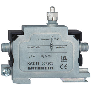 Kathrein KAZ 11 - Überspannungsschutz, 5-3000 MHz 