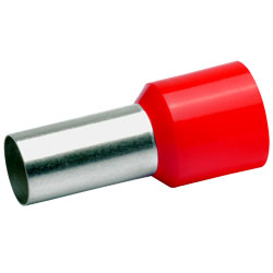 Aderendhülsen isoliert,  35mm² / 18mm, rot, 50 Stück 