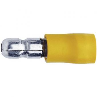 Klauke Rundstecker, PVC-teilisoliert, 4-6mm² /  5 mm, 100 Stück 