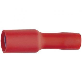 Klauke Rundsteckhülsen, PVC-teilisoliert, 0,5-1,0mm² /  4 mm, 100 Stück 