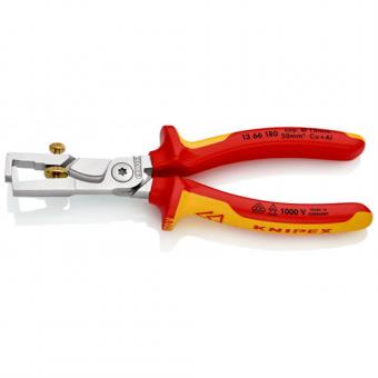 Knipex StriX® - VDE-Abisolierzange mit Kabelschere, Länge 180 mm 