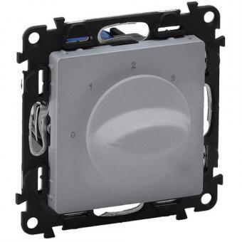 Legrand Valena Life, Drehschalter 0-1-2-3 (aluminium) 