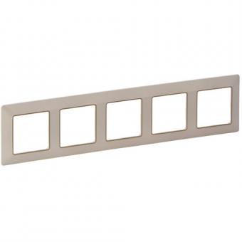 Legrand  Valena Life Rahmen 5-fach (mandelweiß/gold) 