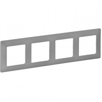 Legrand  Valena Life Rahmen 4-fach (aluminium) 