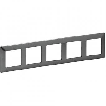 Legrand  Valena Life Rahmen 5-fach (inoxgrau) 