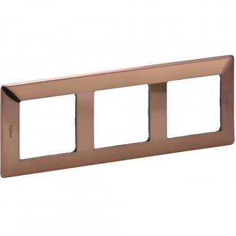 Legrand  Valena Life Rahmen 3-fach (kupfer) 